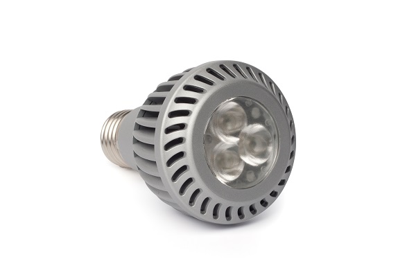 EMC photo of an LED screw-in lamp